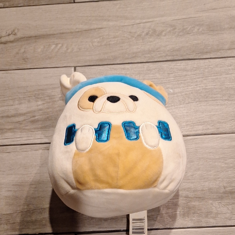 🦔Squishmallows Brock The Bulldog 8 Inch Plush🐬